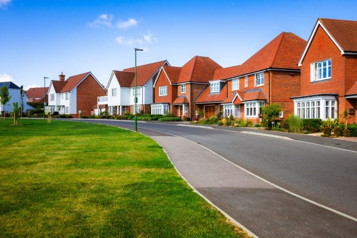 New build detached houses at housing development in southeast England The HBF is urging the govenrment to introduce a replacement Help to Buy scheme