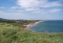 Work begins on £13m flood alleviation scheme Skinningrove, located near the coast as pictured, will see the flood alleviation scheme