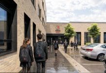 Willmott Dixon appointed for £46m Bramhall High School rebuild Mockup of the Bramhall High School community entrance