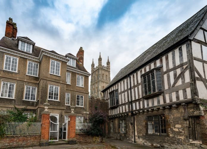Historic buildings of Gloucester Cathedral Heritage construction skills concern buildings considered to be of historical significance, such as these buildings in Gloucester
