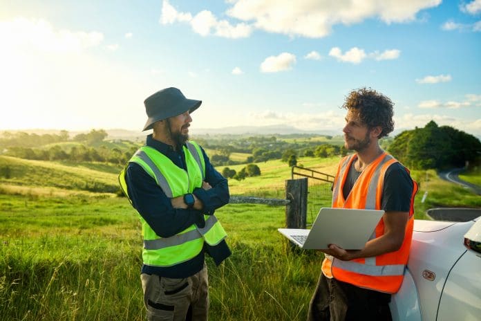 Engineers discussing a project in the countryside of new south wales, australia Biodiversity Net Gain is having a largely positive impact on planning, according to developers