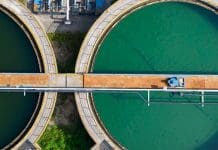 BIM4Water Roadmap 2026-2030: From vision to delivery Aerial view of the chemical plant's wastewater treatment facility