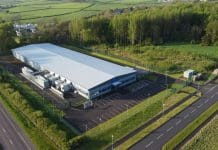 Unlocking the hidden potential of data centres through heat zoning Aerial shot of a data centre