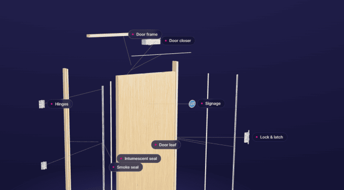 New 3D platform lets users explore, dismantle and ‘fire test’ fire doors