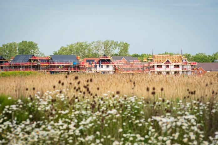 New build house development estate in england uk The CIH is warning taht the 1.5m new homes target is set to be missed