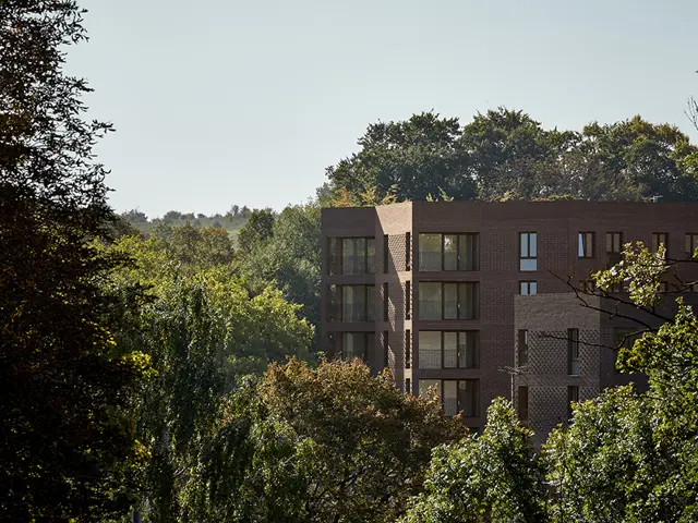 The Lion Green Road development, winner of the RIBA Stirling Prize 2026