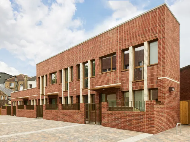 Rowan Court, awarded the Neave Brown Award for Housing, alongside the RIBA Stirling Award 2026